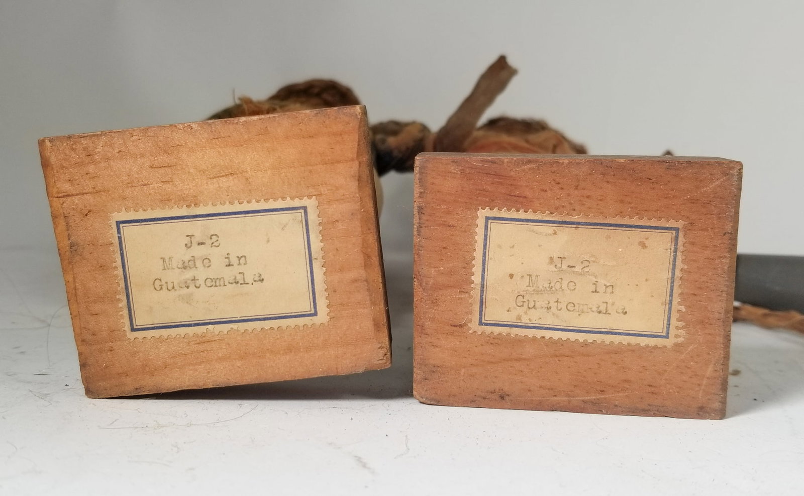 Pair of Vintage Handmade Guatemalan Dolls - 3