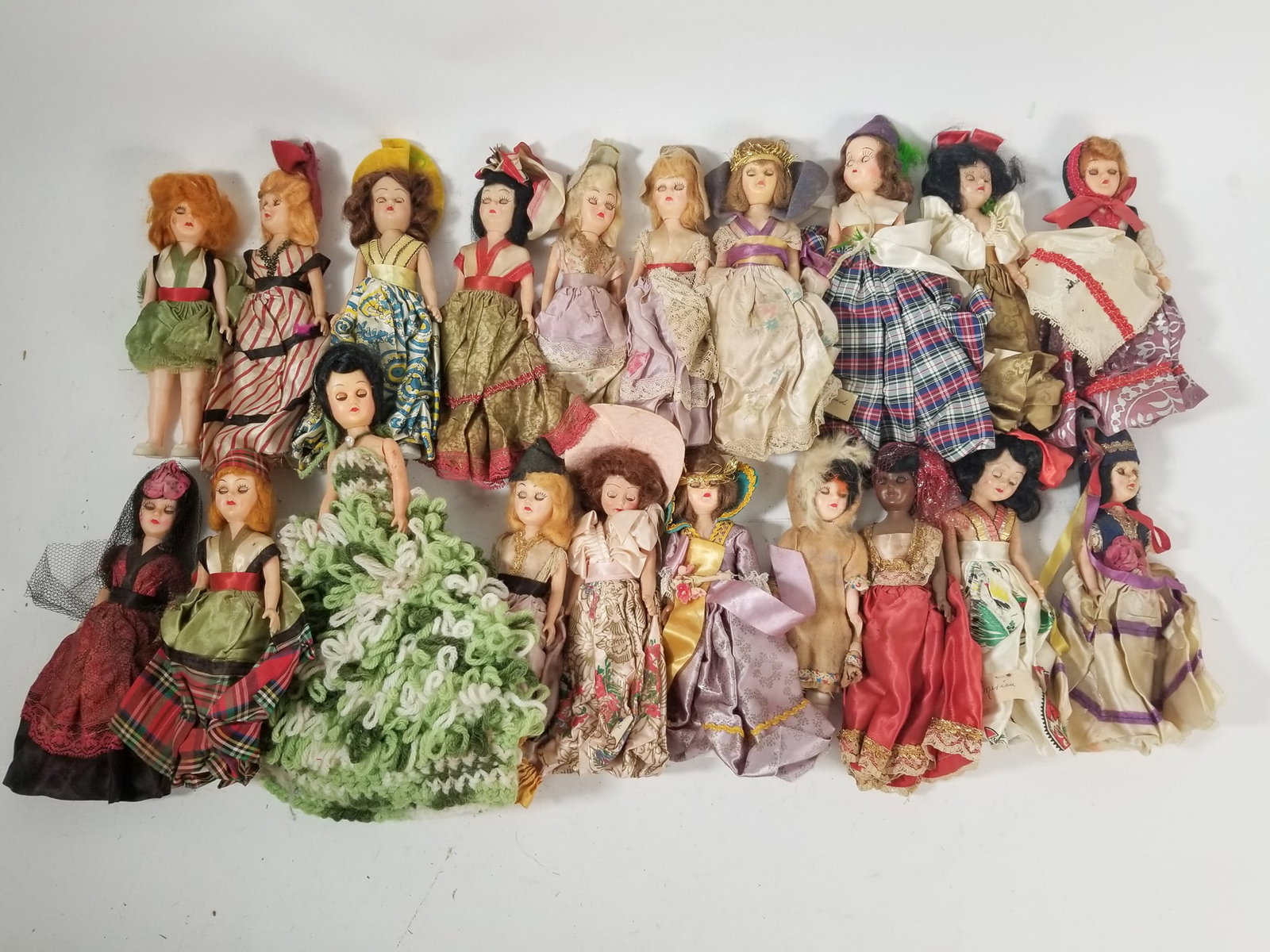 Large Assortment of Vintage Hard Plastic Sleep-Eye Dolls (1 of 4)