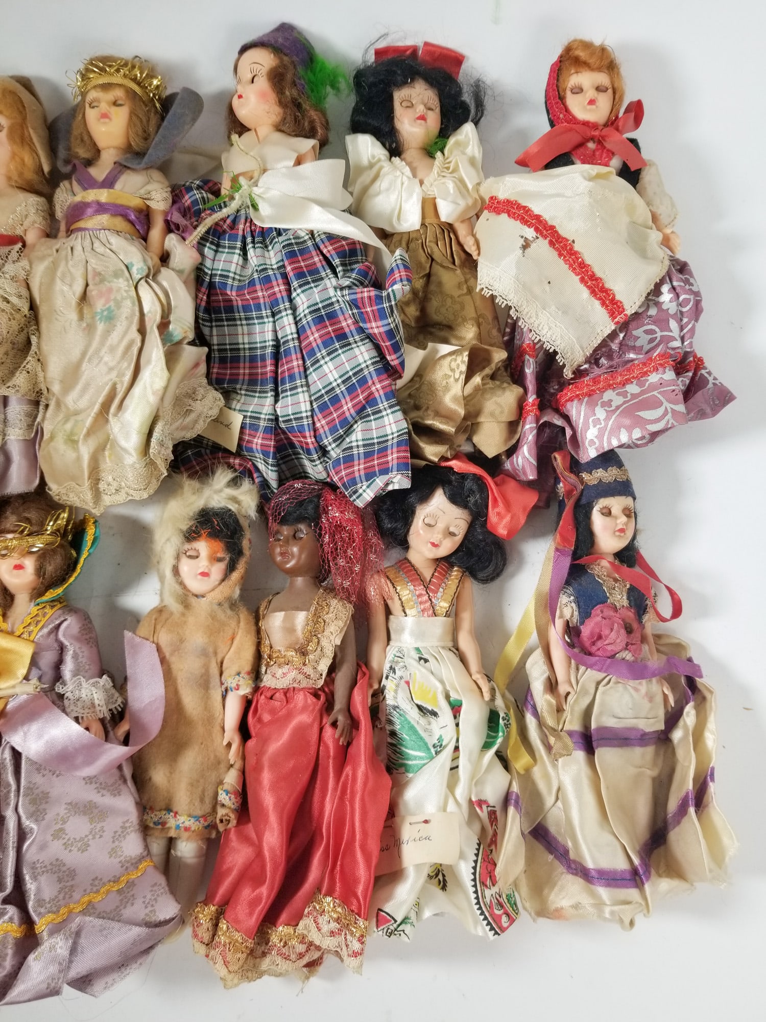 Large Assortment of Vintage Hard Plastic Sleep-Eye Dolls - 2