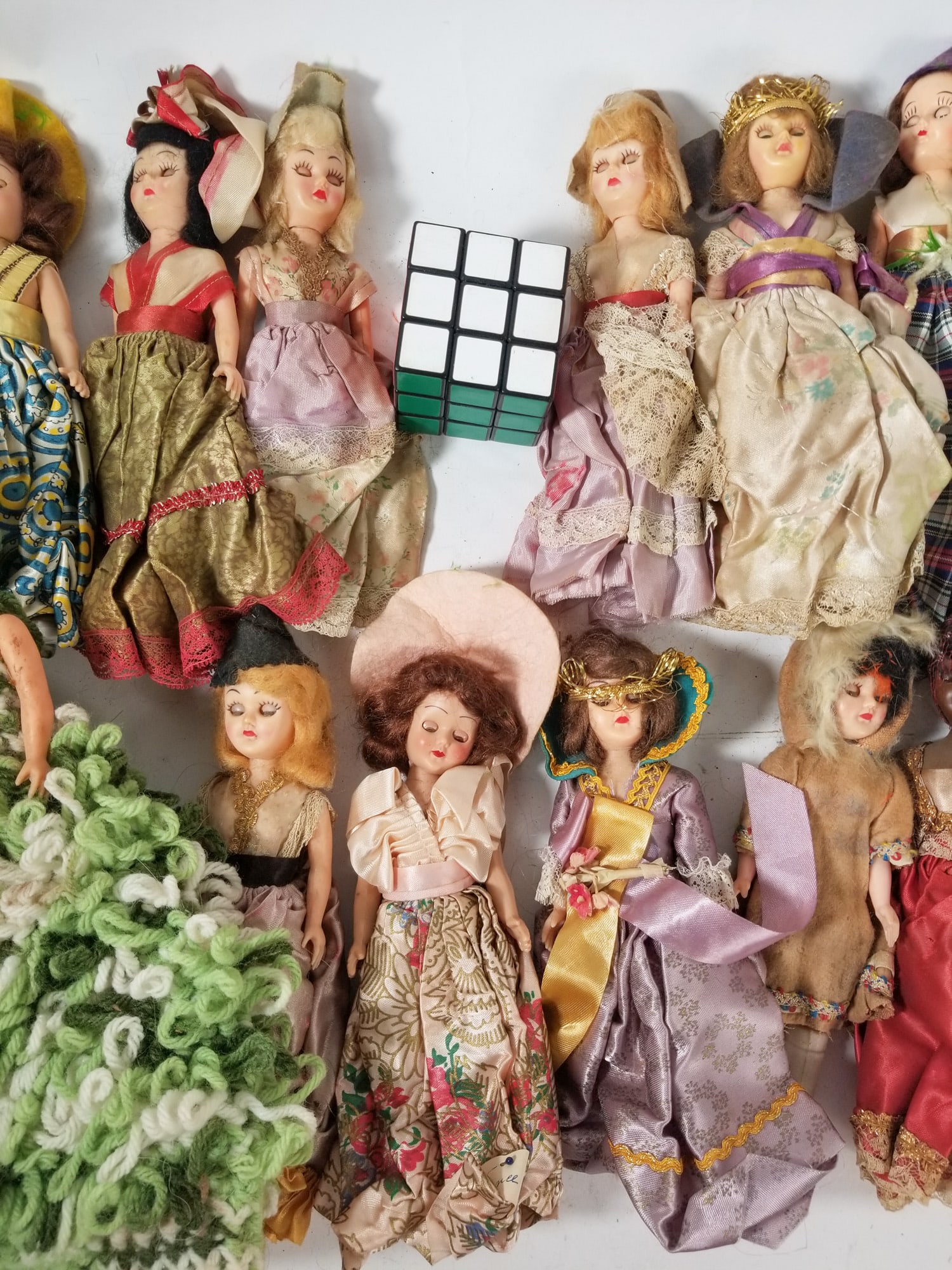Large Assortment of Vintage Hard Plastic Sleep-Eye Dolls - 4