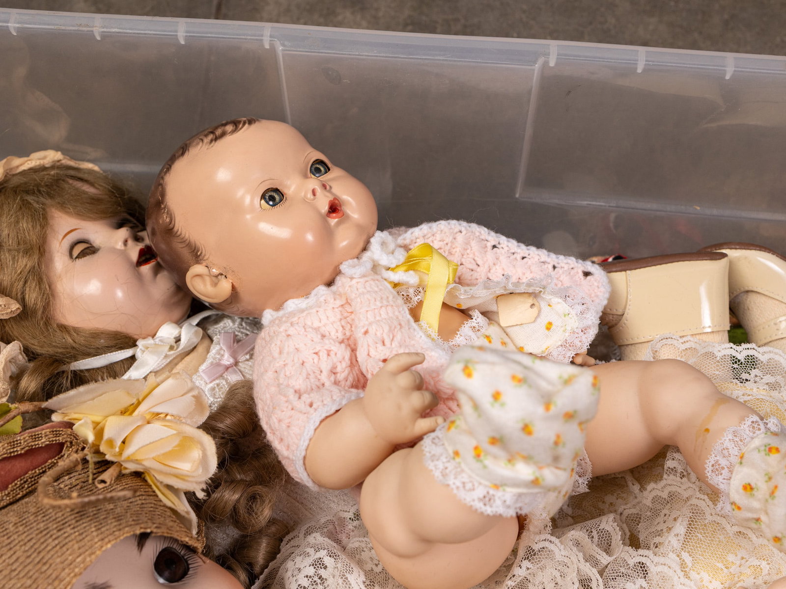 Large Lot of Assorted Vintage Dolls - 6