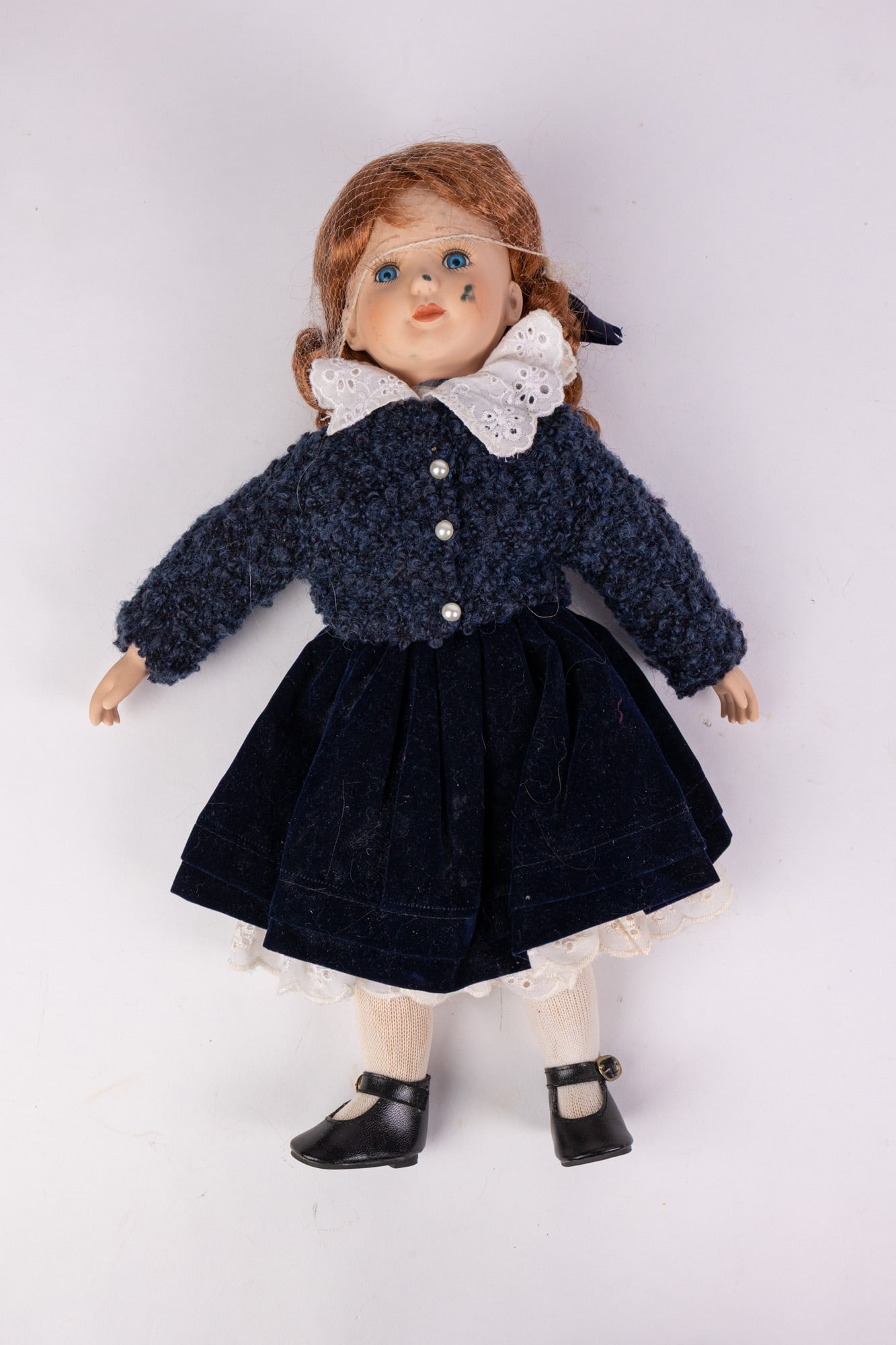 Pauline Porcelain 16" Doll: Pauline Porcelain 16" Doll: there are marks on the face Size 16" Literature Brooks Auction – Online Auction Terms & Conditions Contact: (856) 694-2960 | info@brooks.auction READ BEFORE YOU B