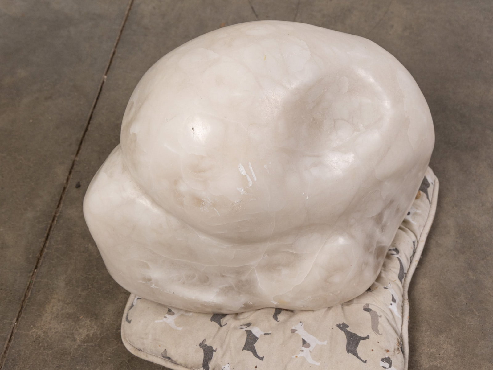 Large Amorphous Marble Decorative Stone Sculpture - 2
