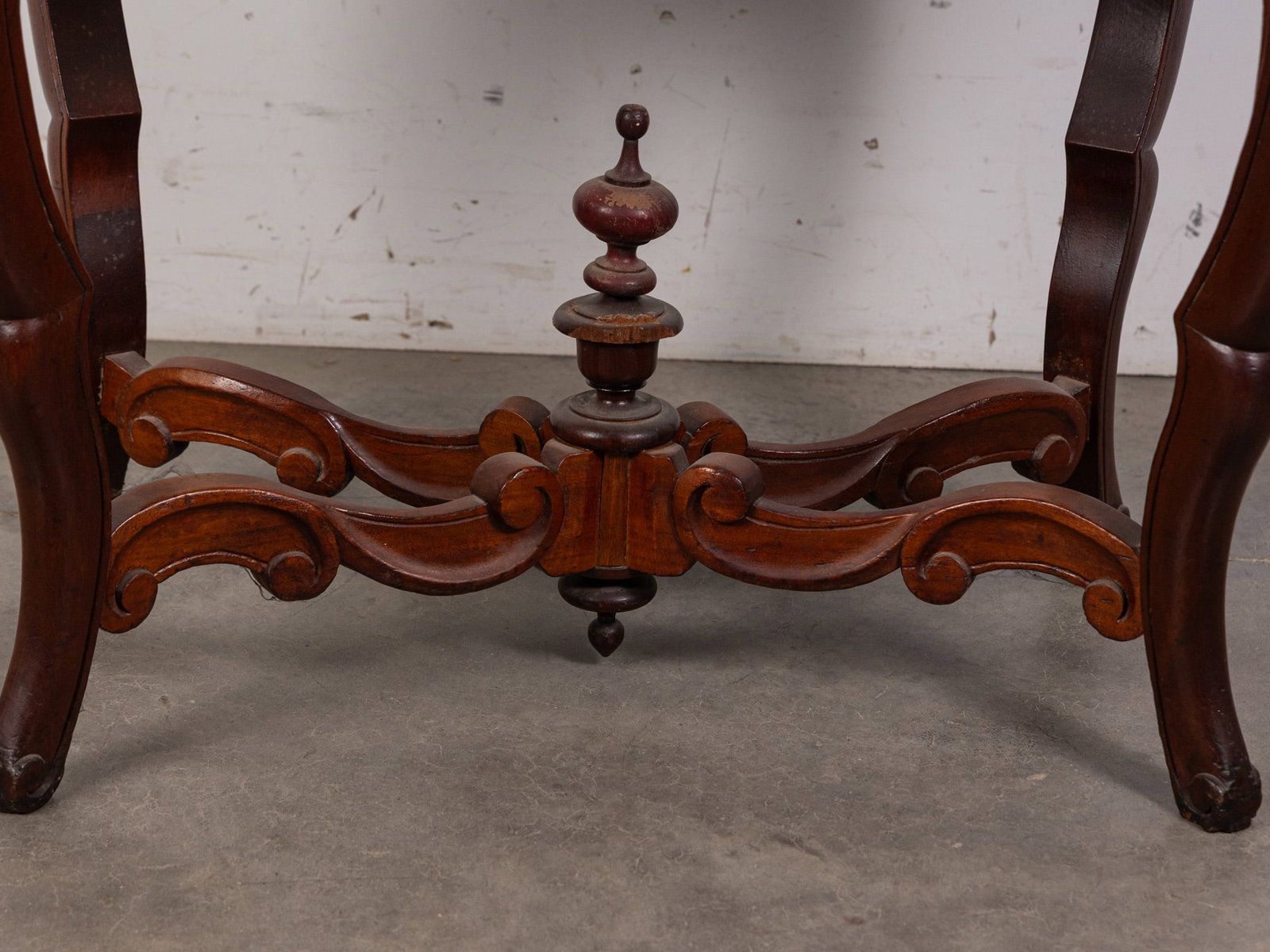 Antique Marble Top Victorian Parlor Table - 2