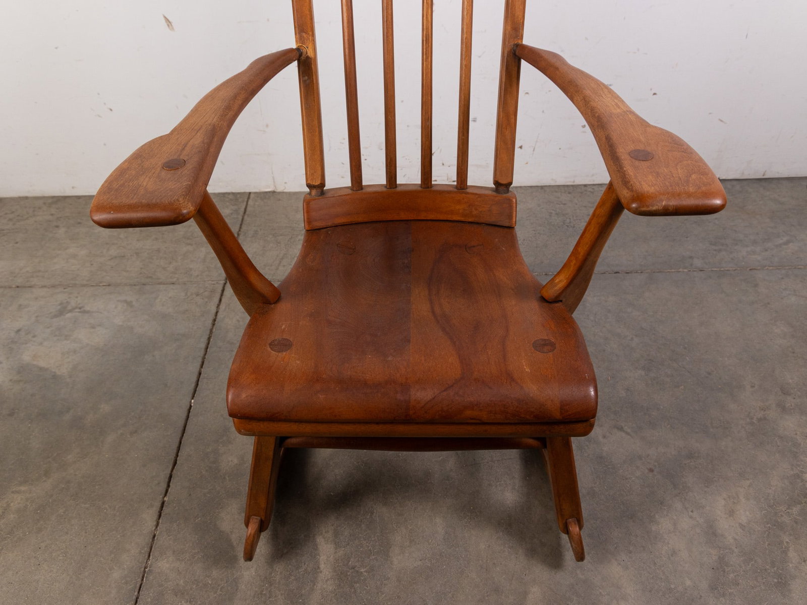 Sikes Co. Colonial American Revival High-Back Rocking Chair - 3