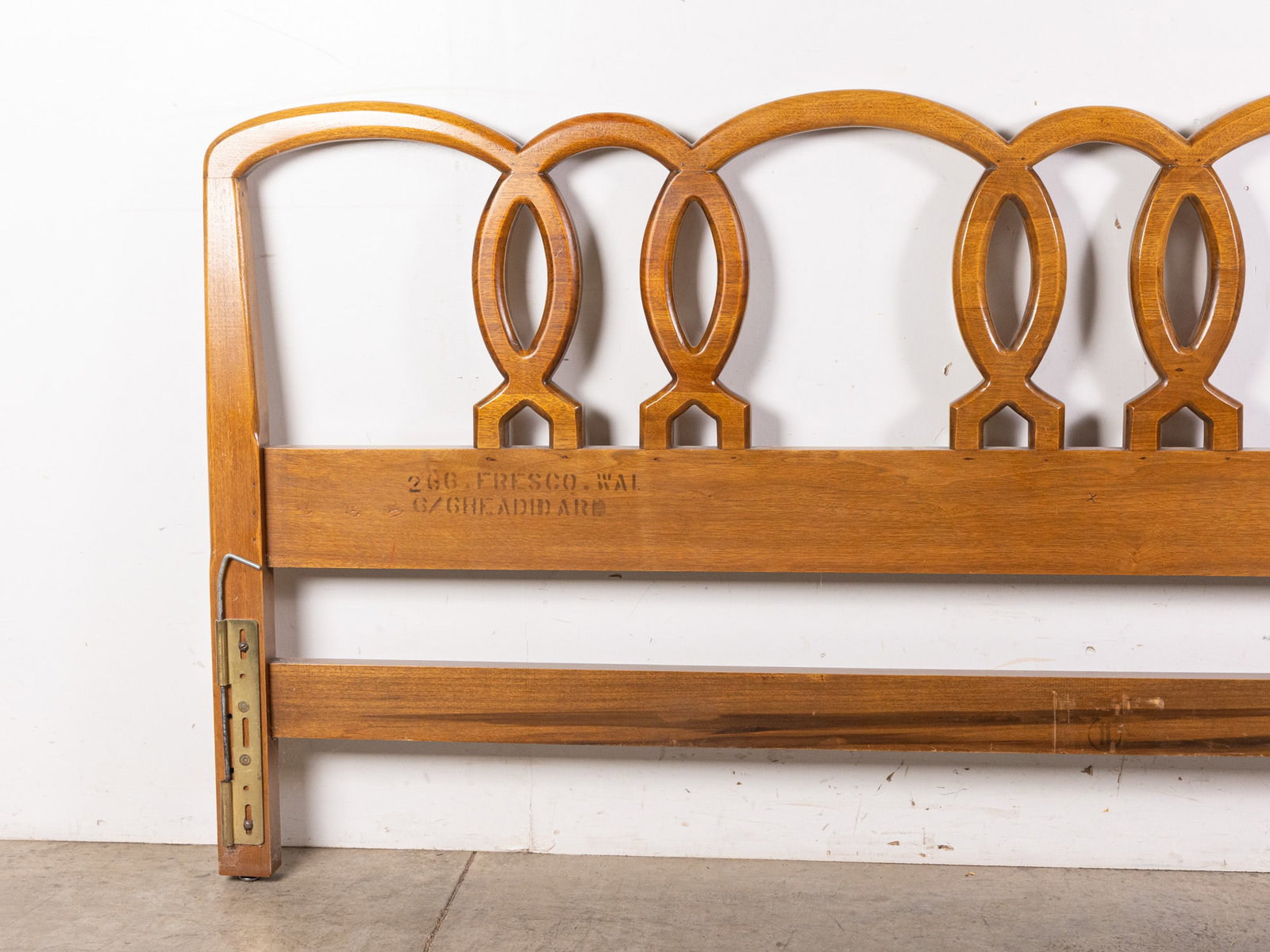 Mid Century Walnut Headboard - 2