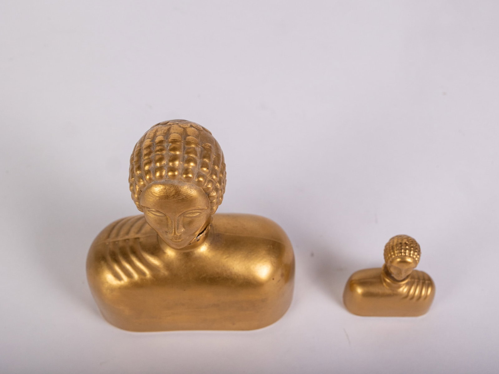 (2) Hattie Carnegie Figural Gilded Perfume Bottles - 3