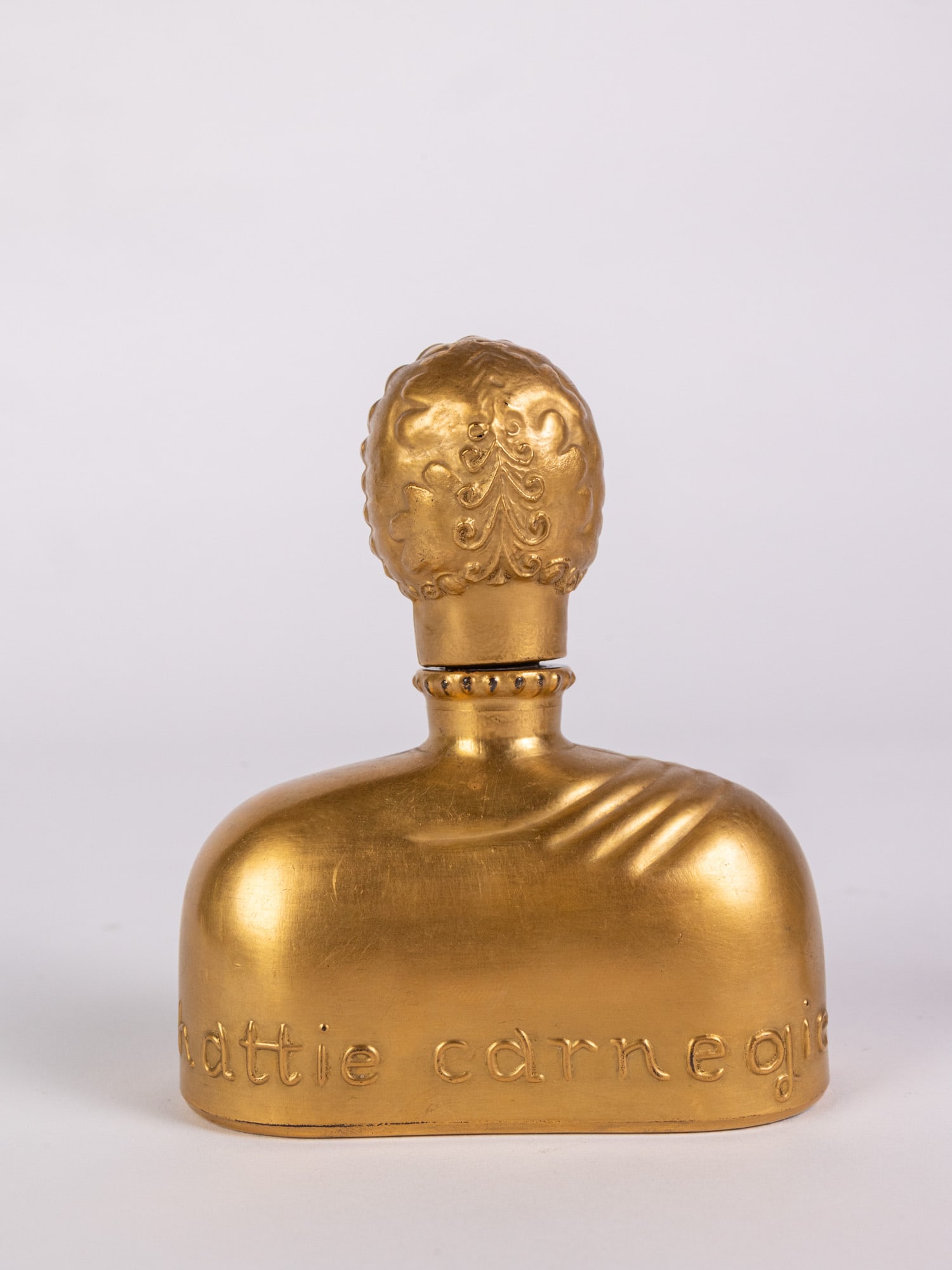 (2) Hattie Carnegie Figural Gilded Perfume Bottles - 4