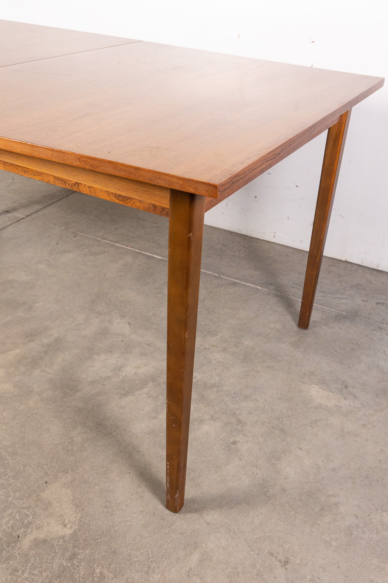 Walnut Mid Century Modern Dining Table - 3