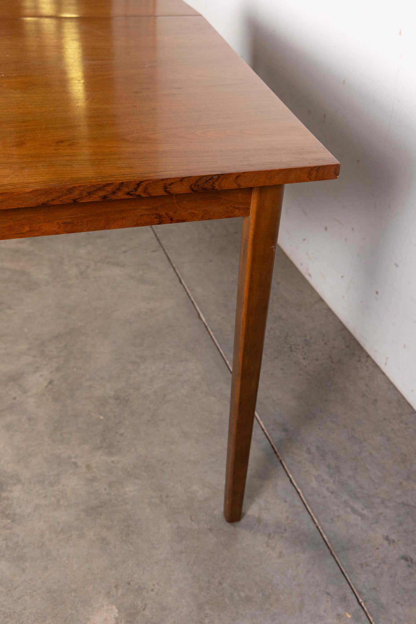 Walnut Mid Century Modern Dining Table - 4