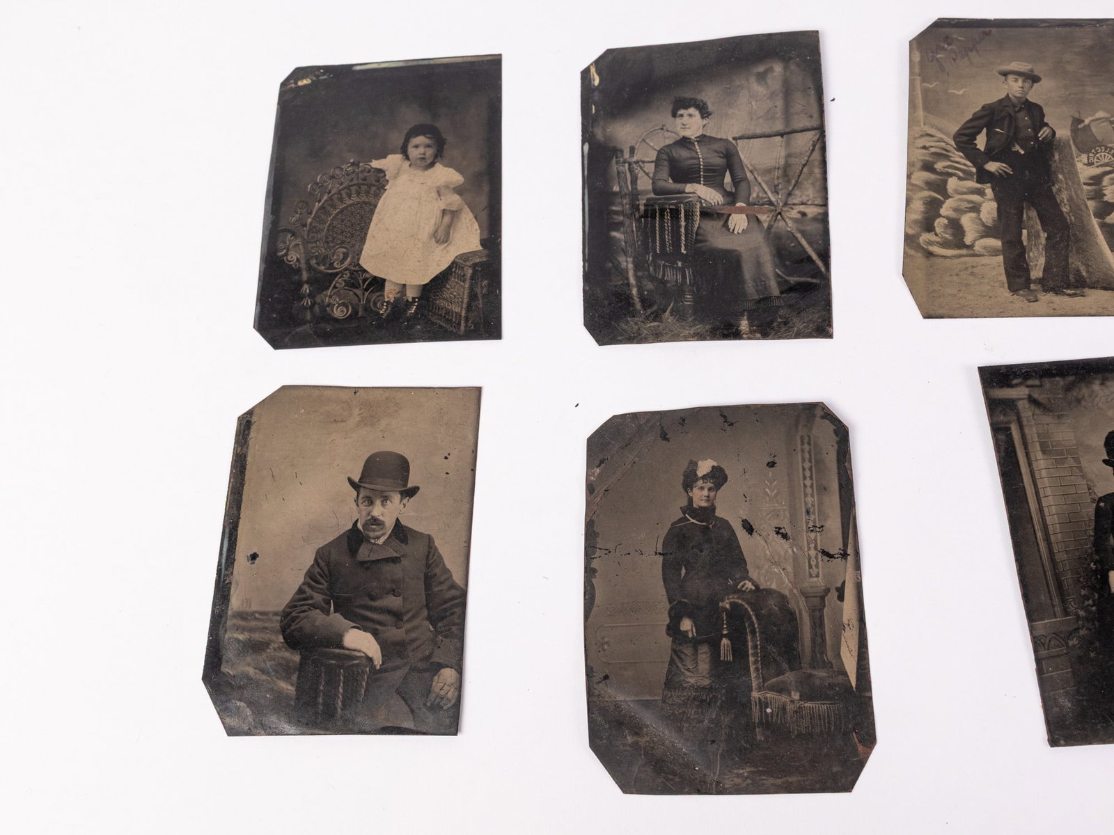 Grouping of Antique Early Tintype Photos - 3