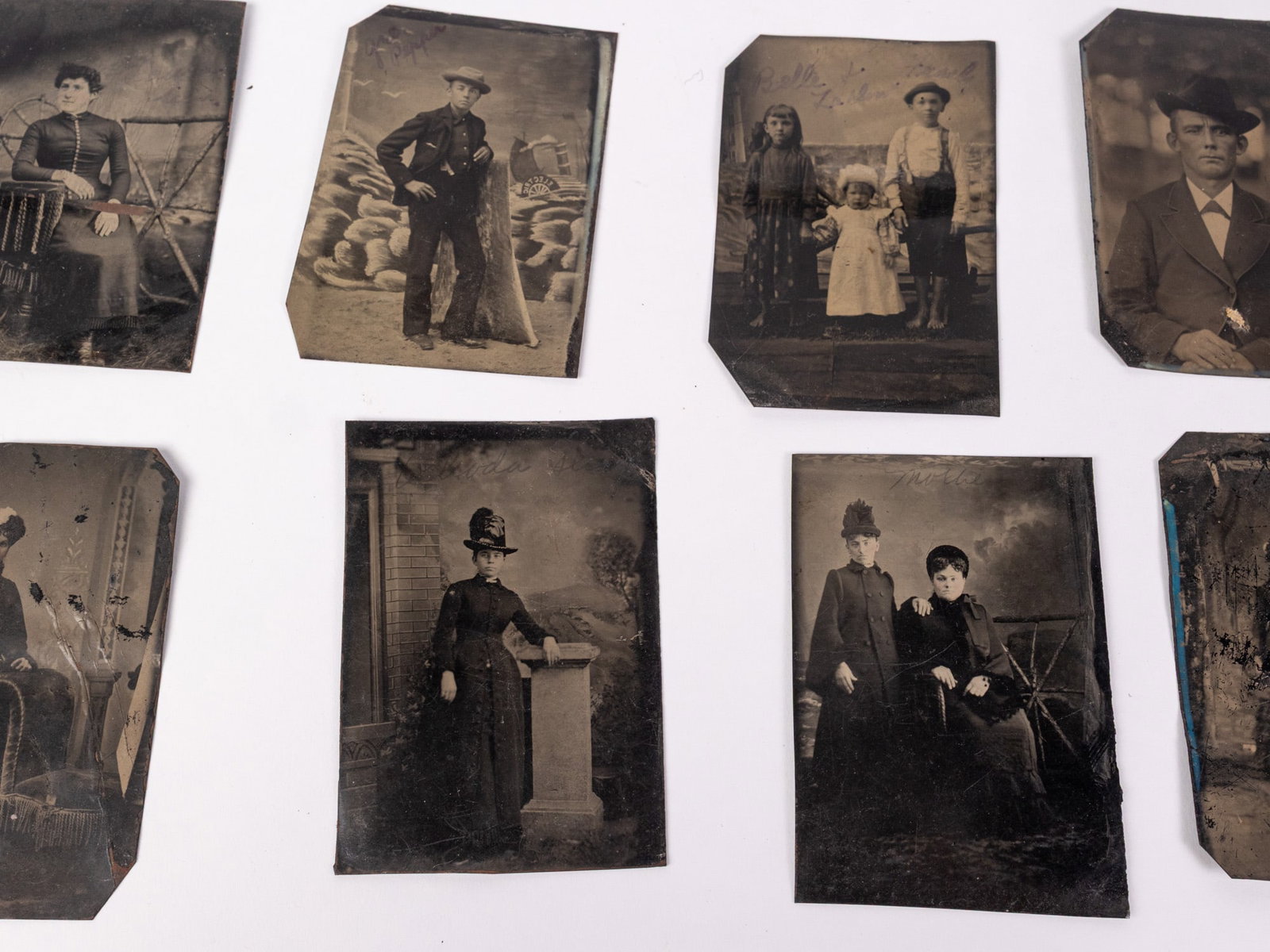 Grouping of Antique Early Tintype Photos - 4