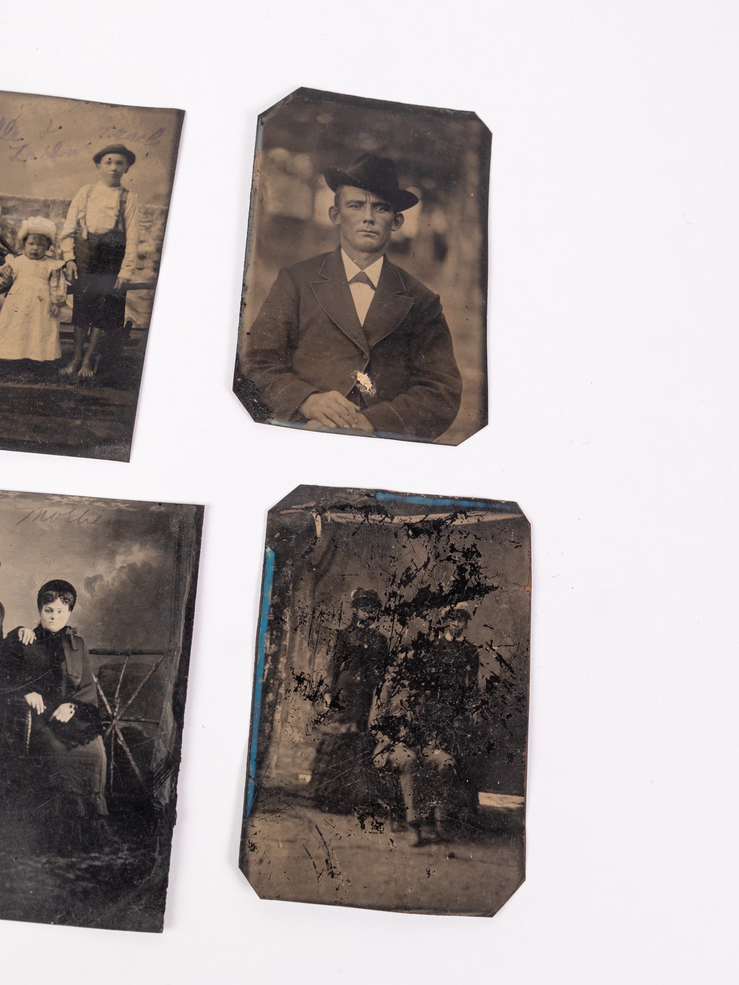 Grouping of Antique Early Tintype Photos - 5