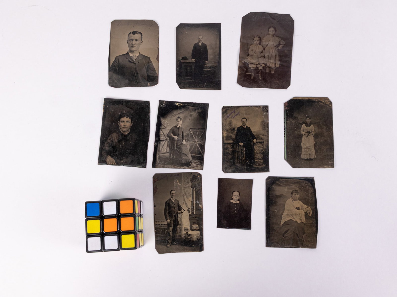 Grouping of Antique Early Tintype Photos - 2