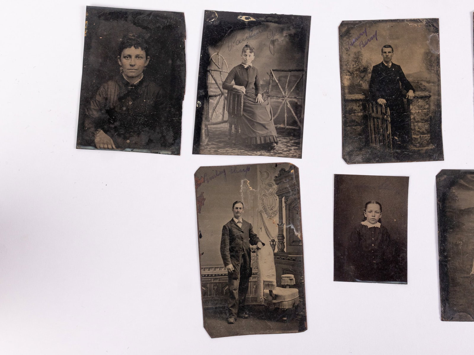 Grouping of Antique Early Tintype Photos - 4