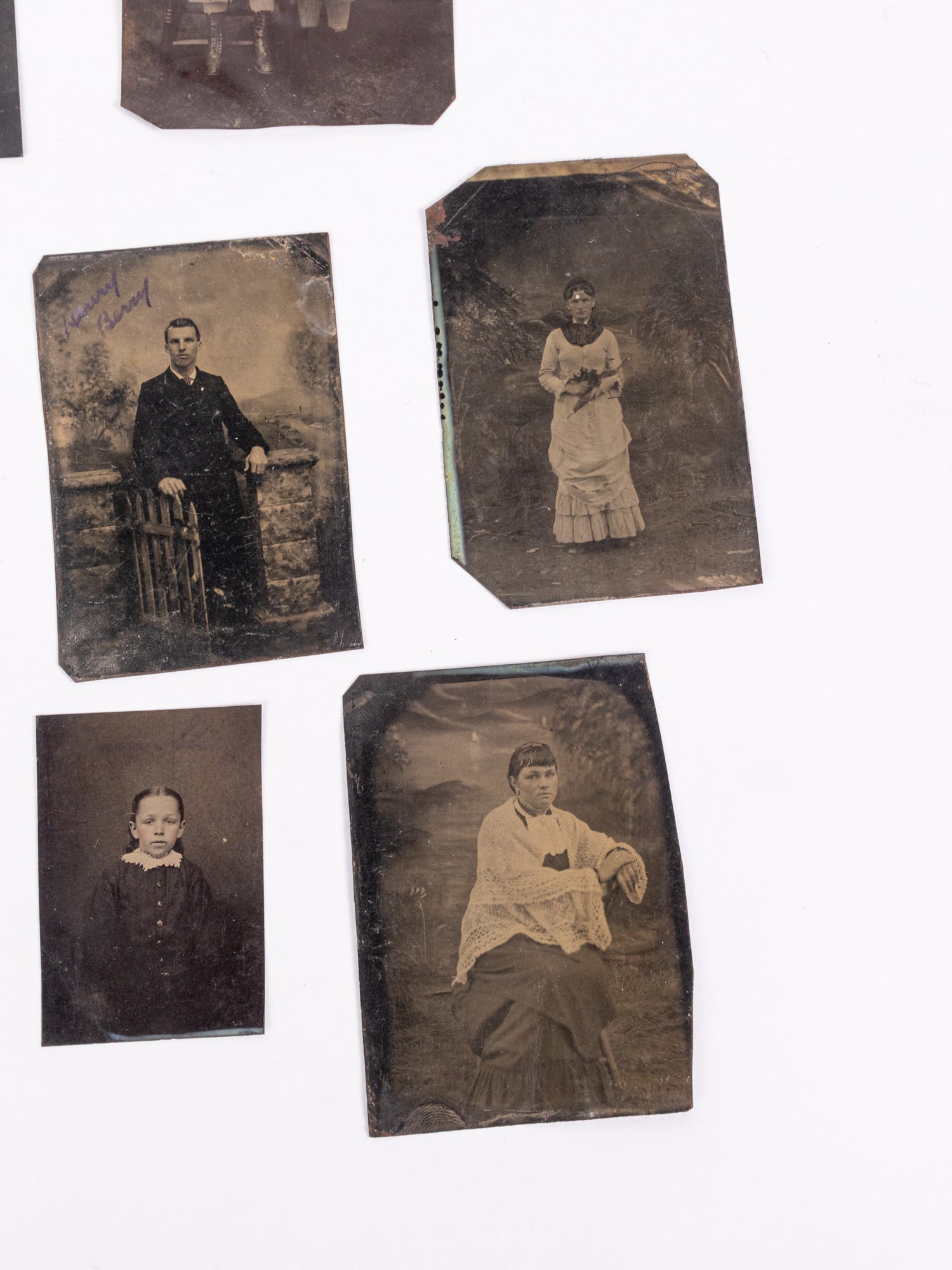 Grouping of Antique Early Tintype Photos - 5