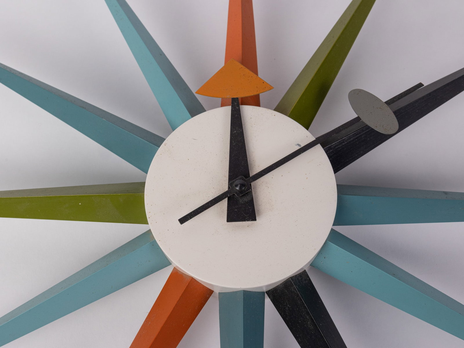 George Nelson Sunburst Wall Clock - 3