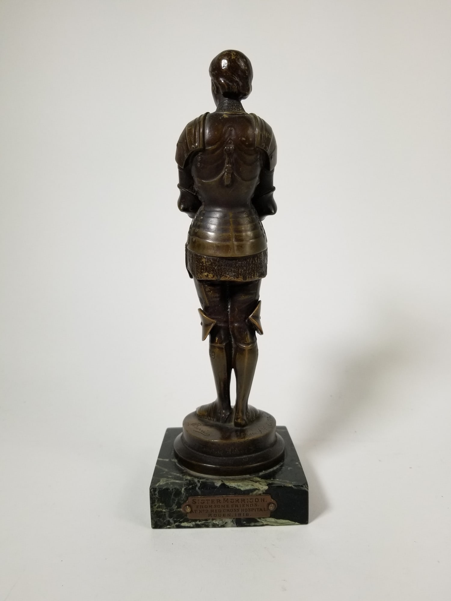 After Louis-Ernest Barrias, "Jeanne D'Arc" 9" Bronze Sculpture - 2