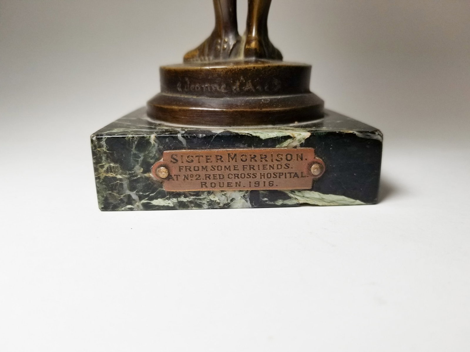 After Louis-Ernest Barrias, "Jeanne D'Arc" 9" Bronze Sculpture - 3