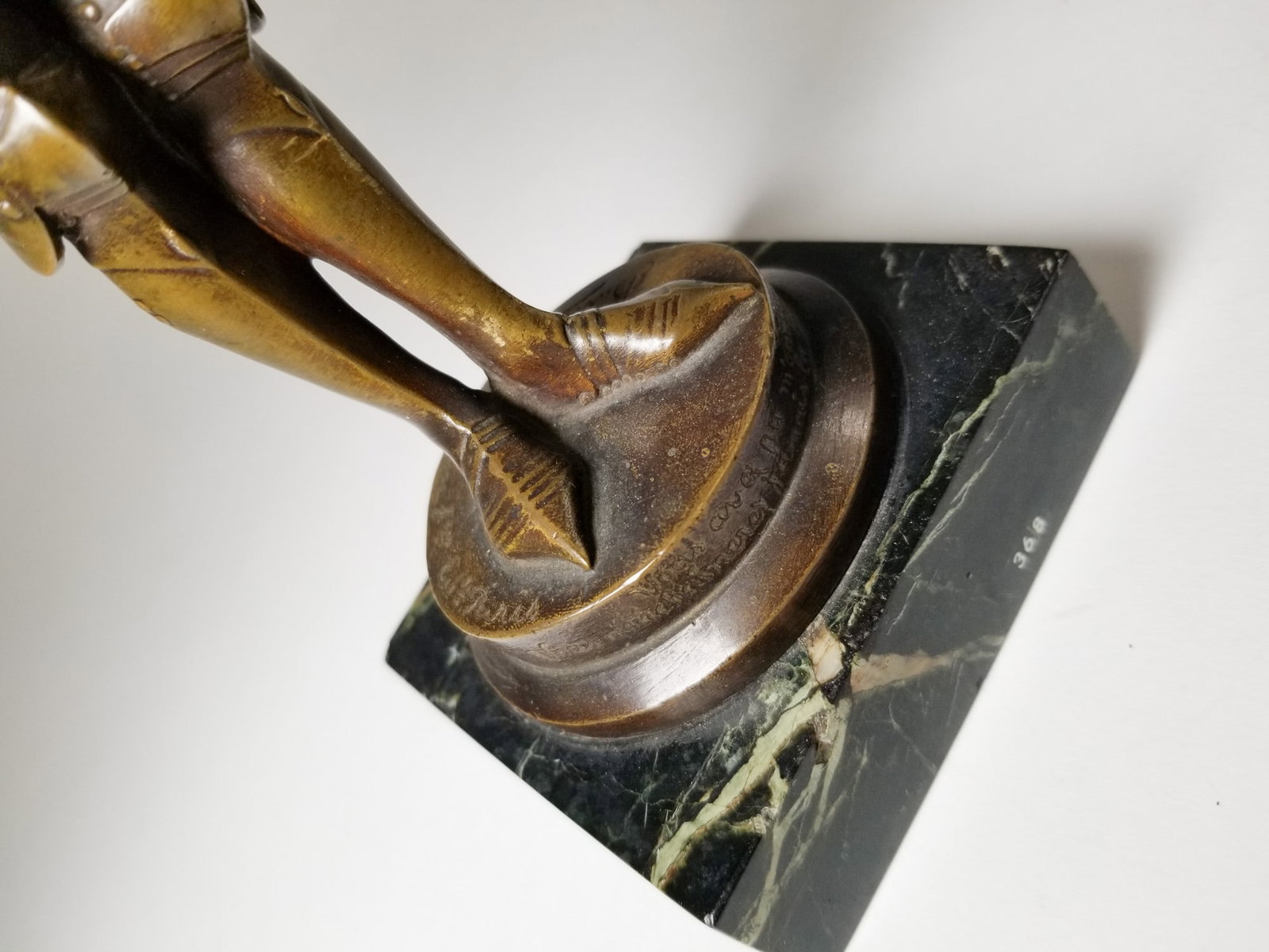 After Louis-Ernest Barrias, "Jeanne D'Arc" 9" Bronze Sculpture - 4