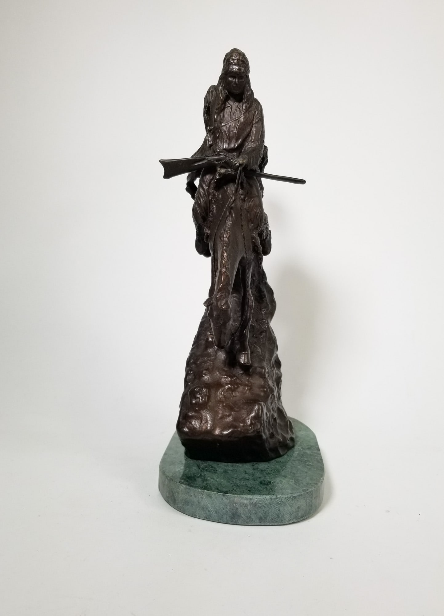 Remington "The Mountain Man" Reproduction Bronze Sculpture - 2