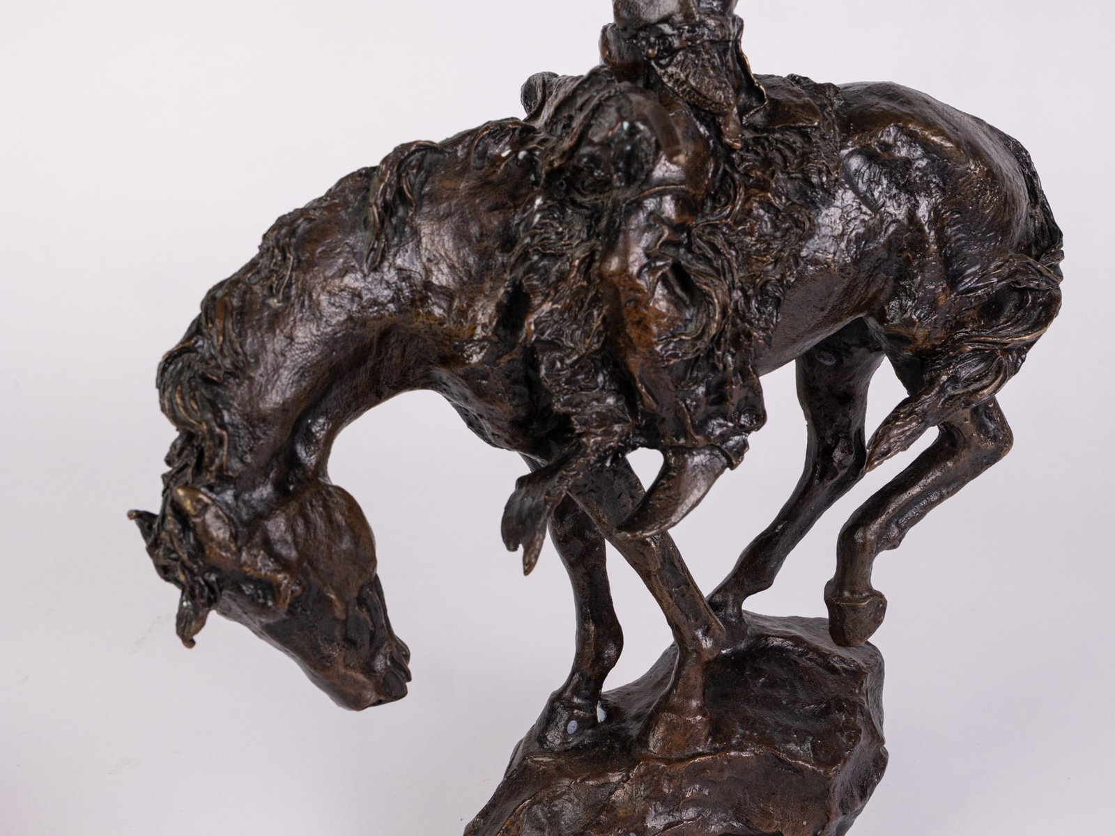 Buck McCain 1988 Franklin Mint "Prayer to the Healing Spirit" Bronze Sculpture - 3
