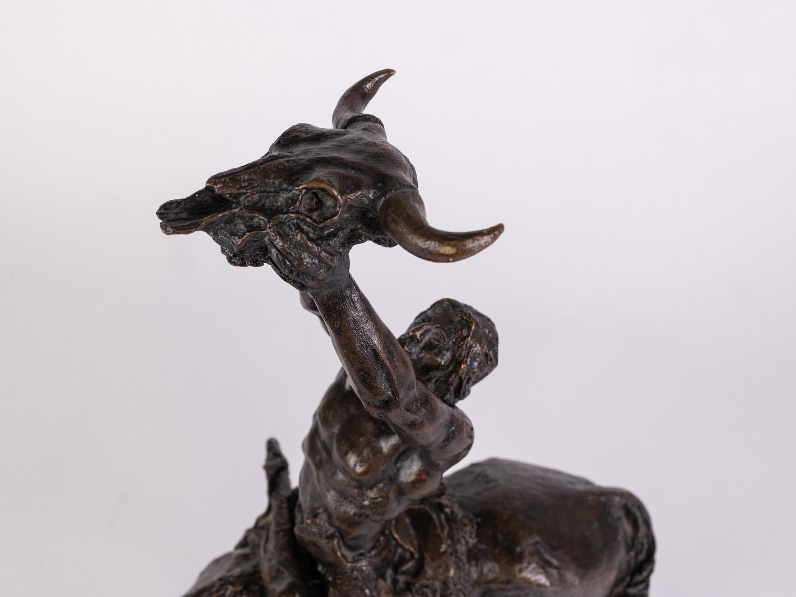 Buck McCain 1988 Franklin Mint "Prayer to the Healing Spirit" Bronze Sculpture - 5