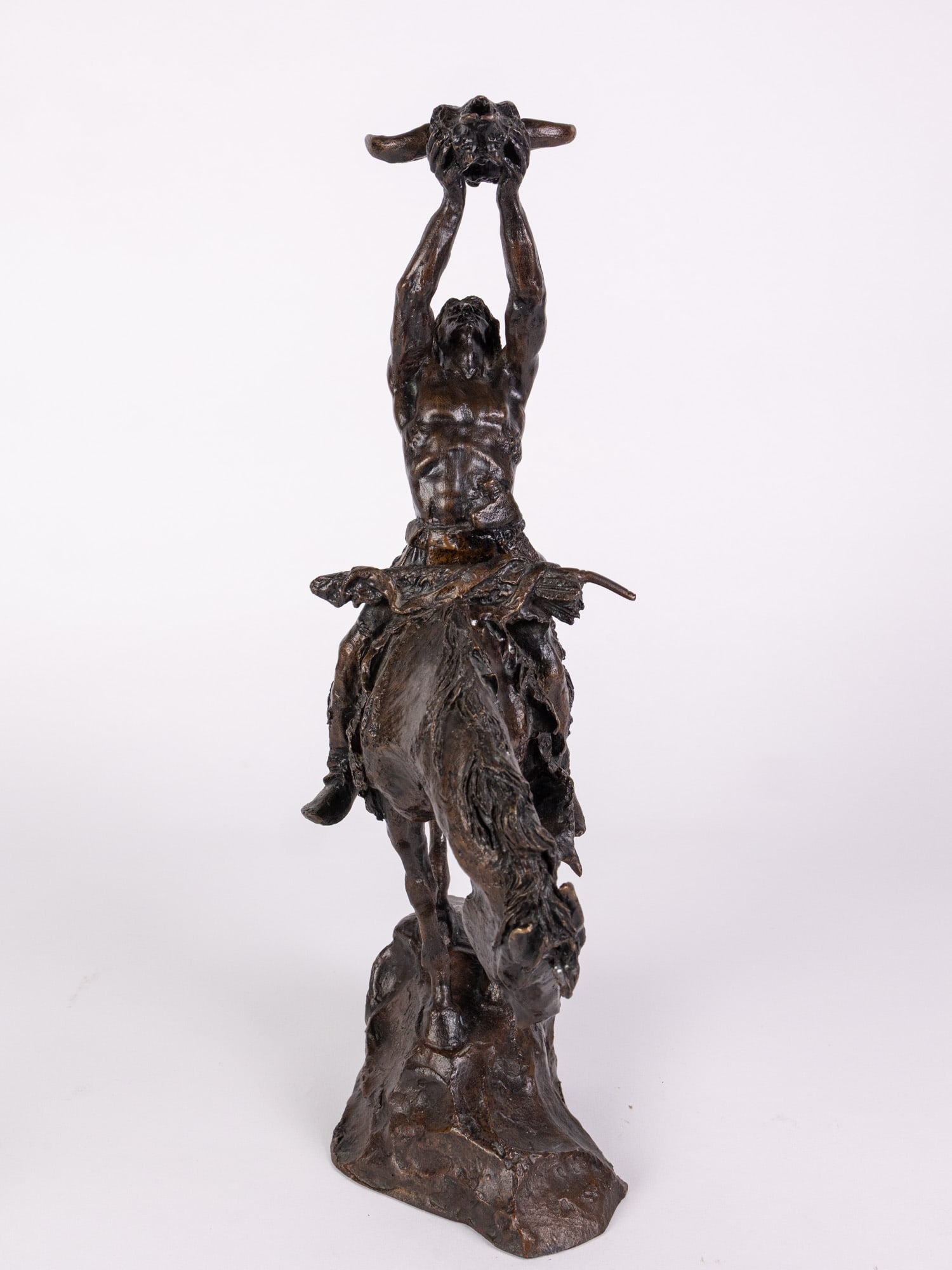 Buck McCain 1988 Franklin Mint "Prayer to the Healing Spirit" Bronze Sculpture - 7