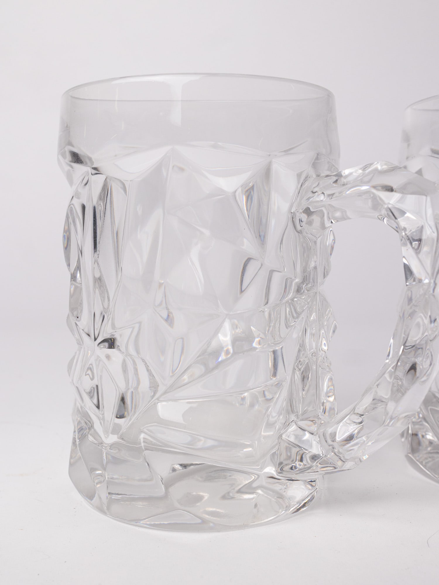 (4) Tiffany & Co. Rock Cut Mugs - 4
