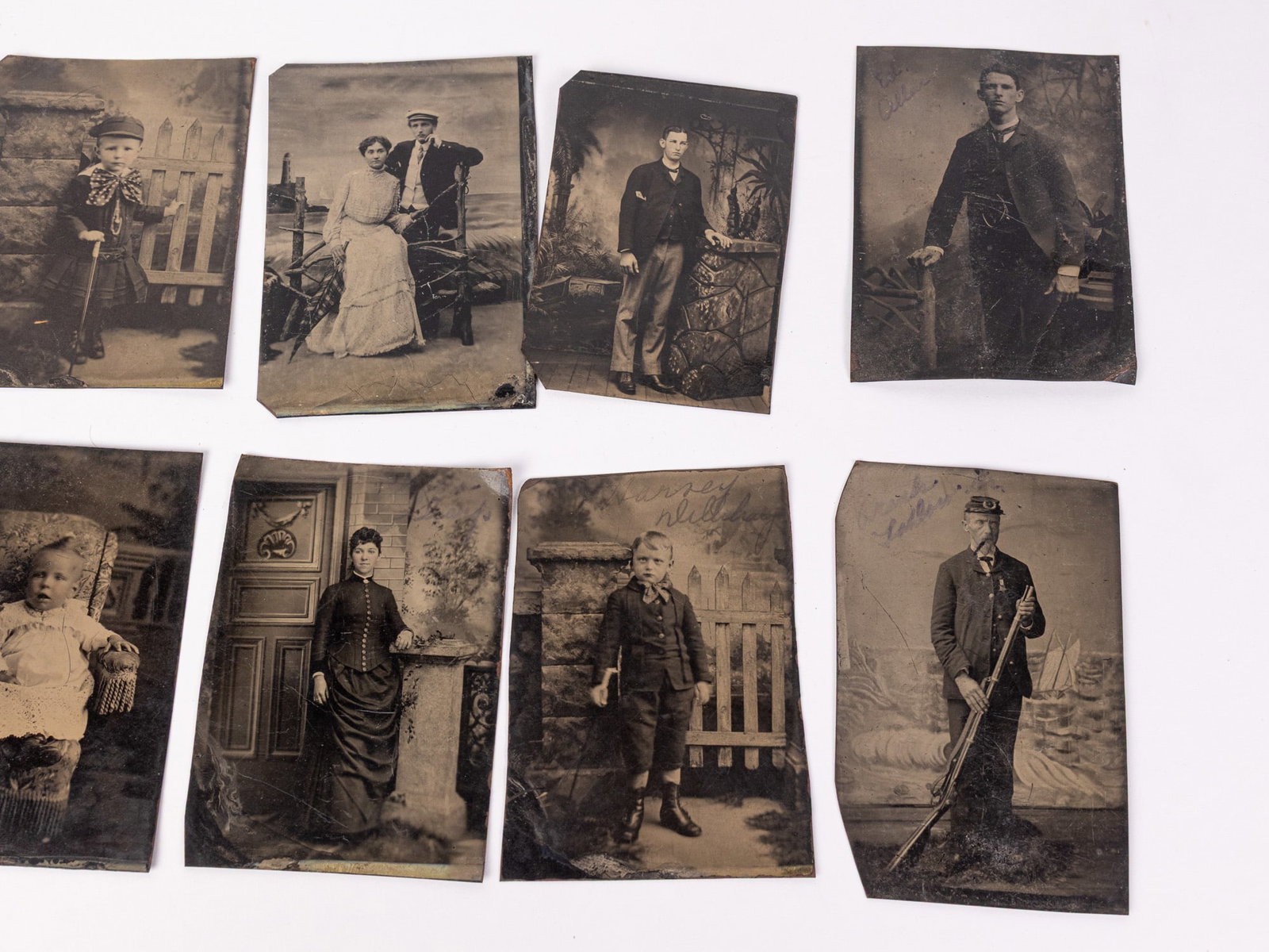 Grouping of Antique Early Tintype Photos - 4