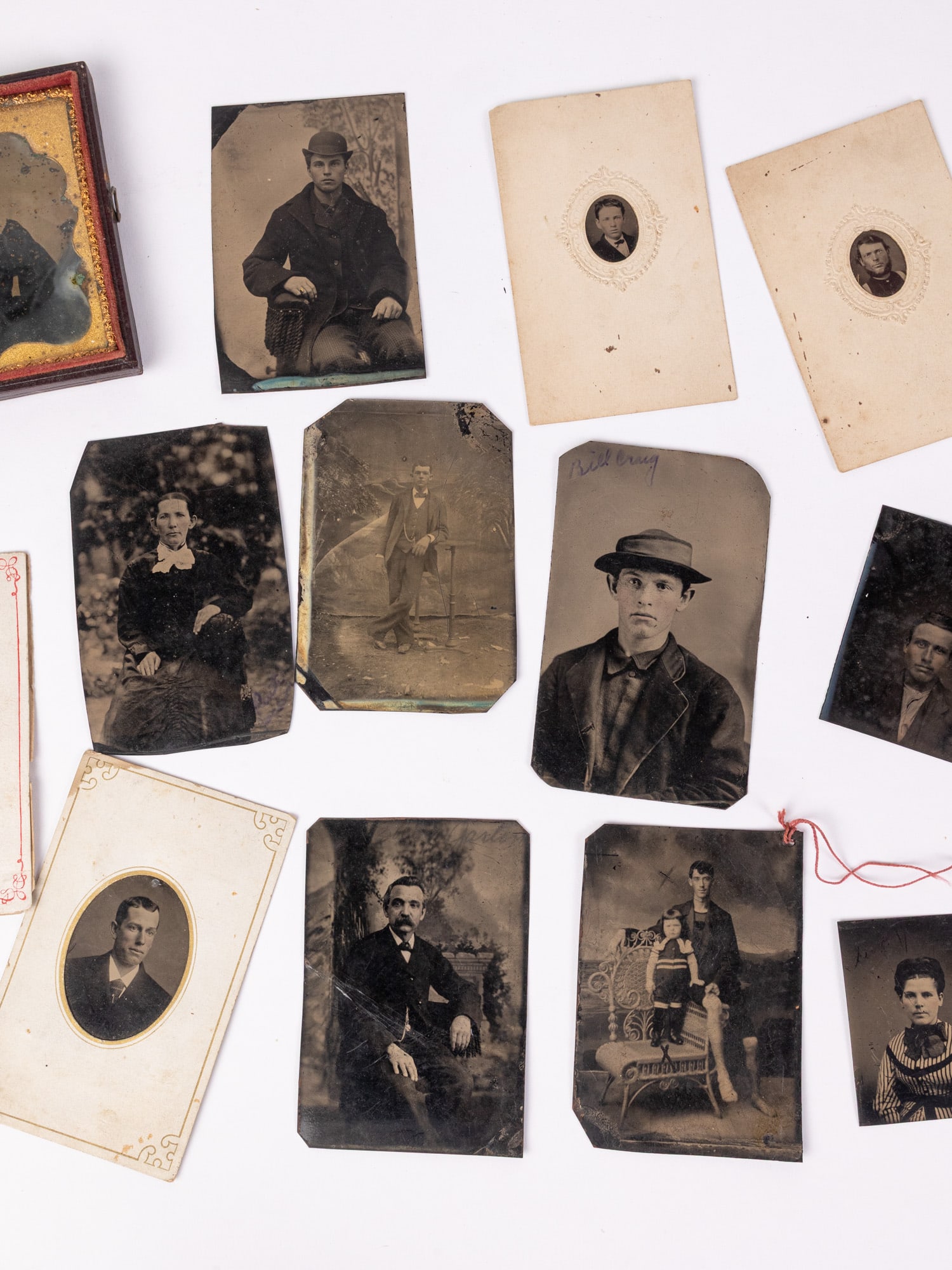 Grouping of Antique Early Tintype Photos - 4