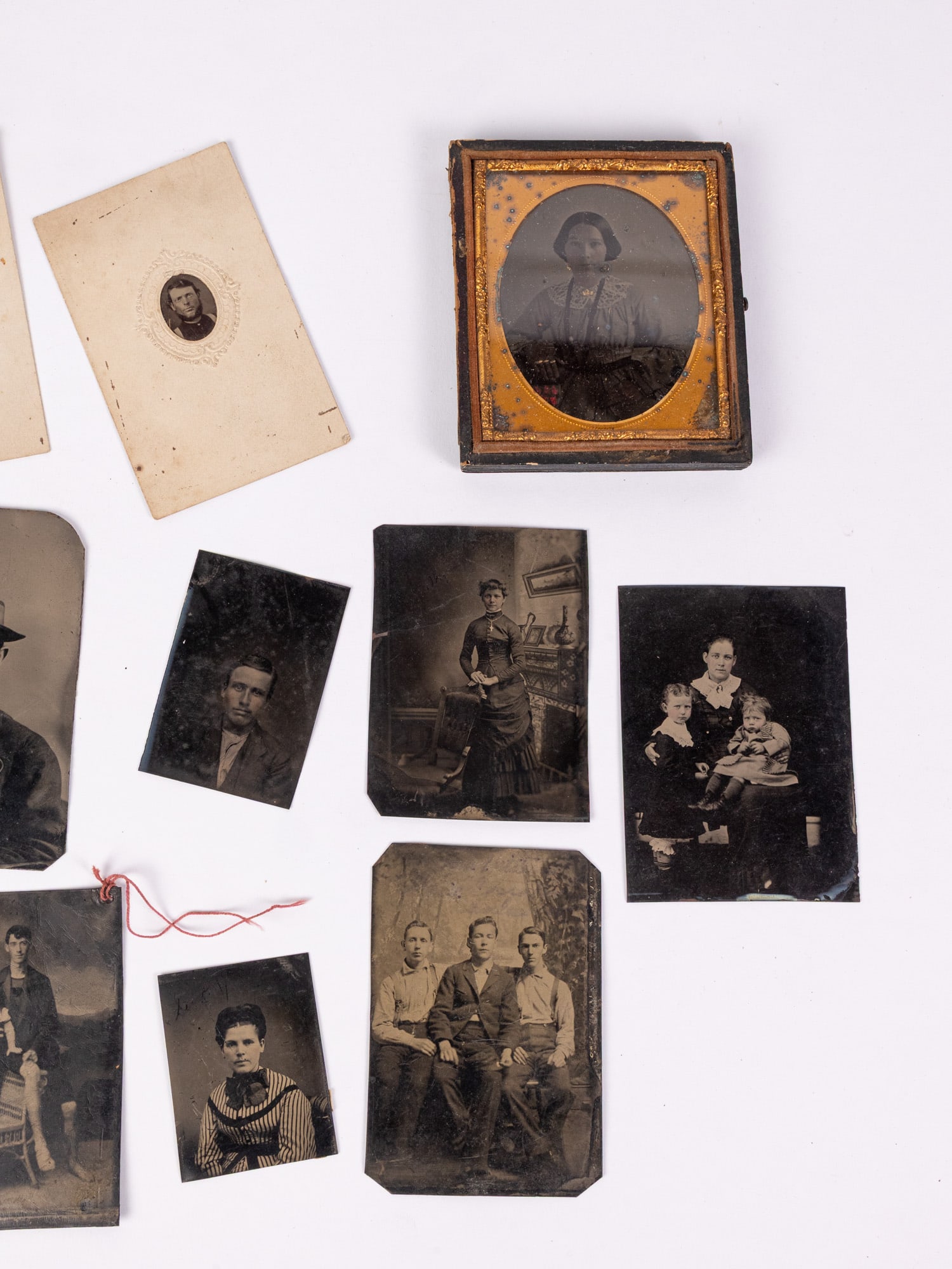 Grouping of Antique Early Tintype Photos - 5