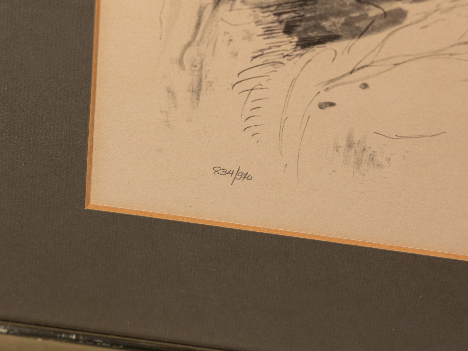 Amedeo Modigliani "Portrait of Edith Sitwell" Framed Lithograph - 2