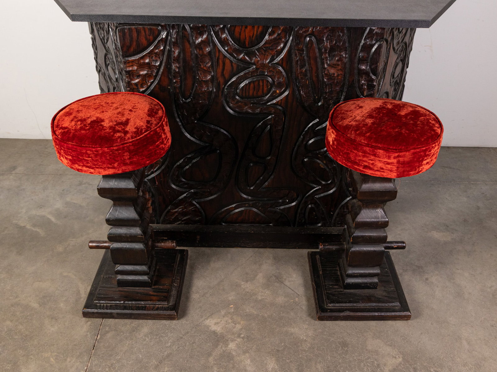 Vintage Mid Century Witco Style Bar & Stools - 2