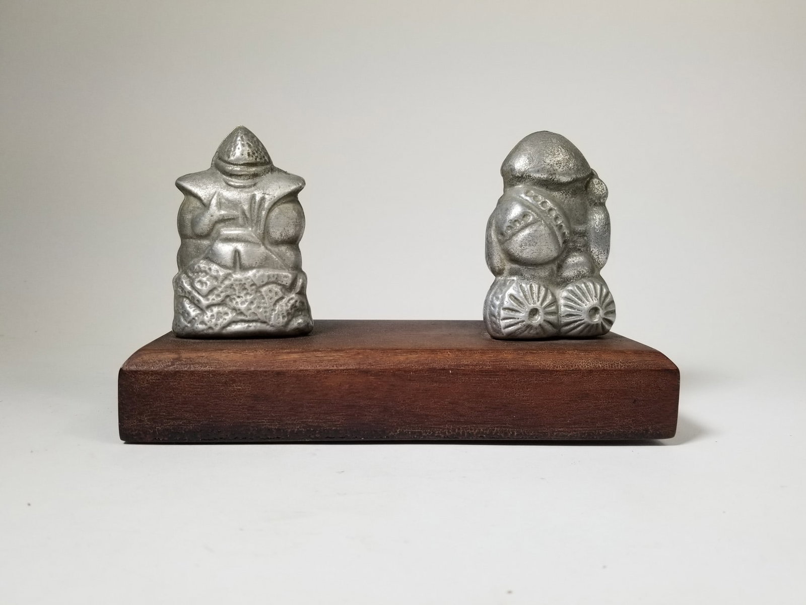 Two WWII Cast Metal Japanese Figurines - 2