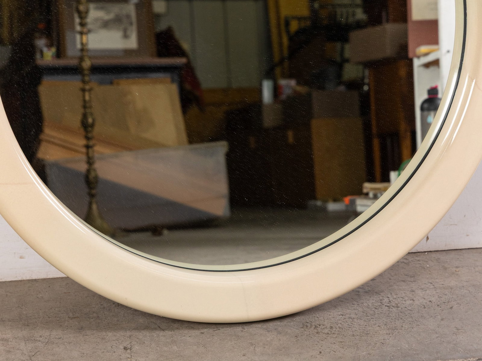 Vintage 20th Century Modern Wall Mounted Mirror - 2