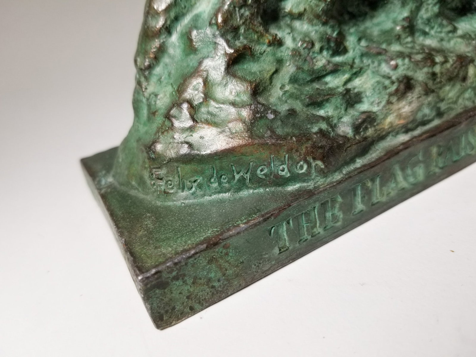 Iwo Jima Memorial Cast Metal Replica Sculpture - 2