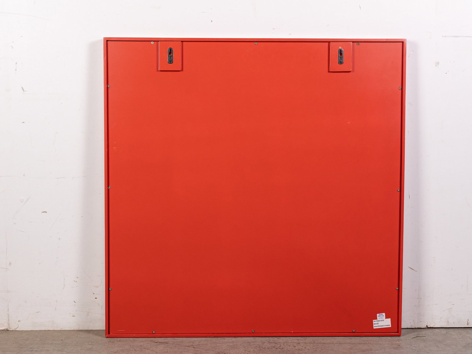 Contemporary CB2 Red Wall Mirror - 2