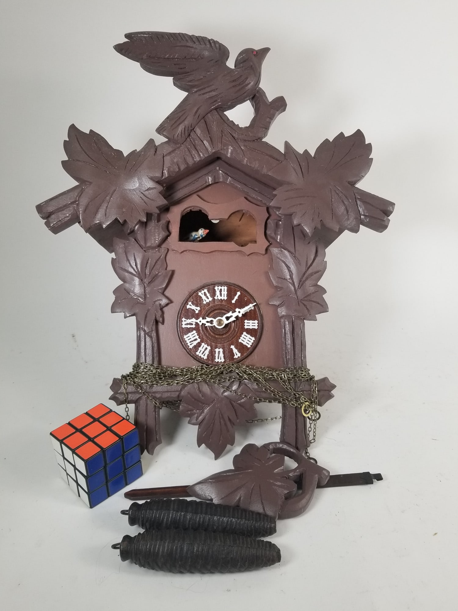 Large Black Forest Style Vintage Cuckoo Clock - 2