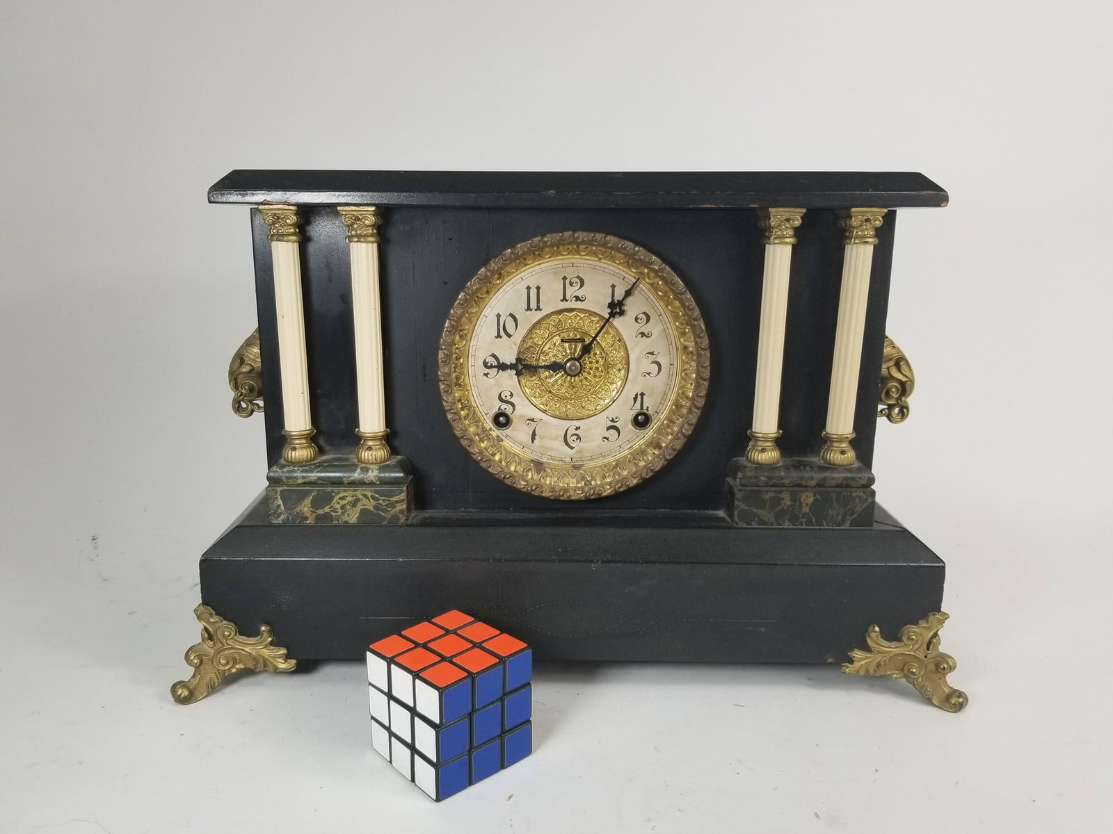 E. Ingraham Co. Antique Mantel Clock - 2