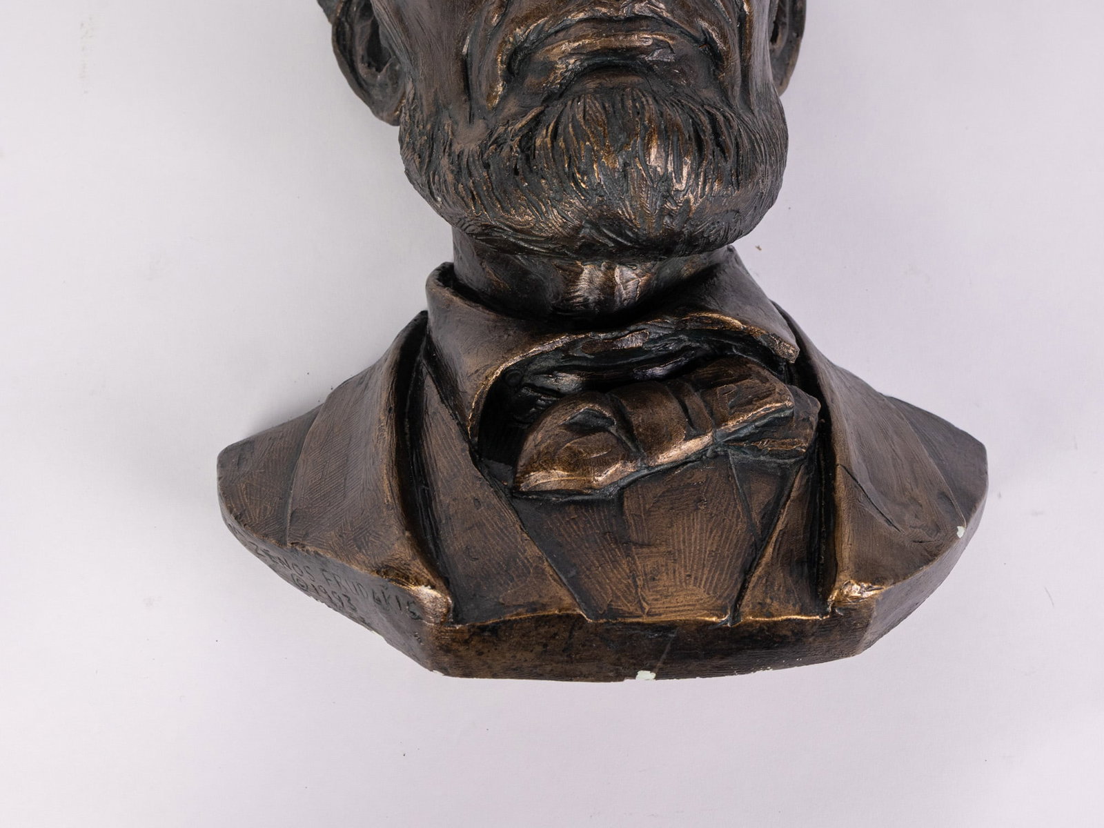 Zenos Frudakis Bust of Lincoln Wall Mounted Sculpture - 3