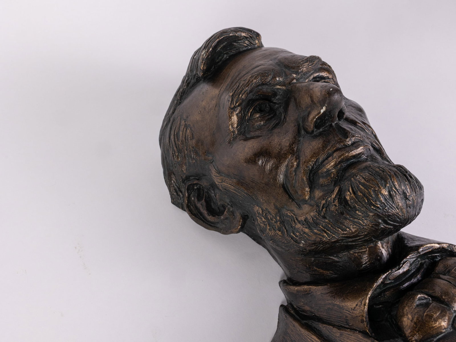 Zenos Frudakis Bust of Lincoln Wall Mounted Sculpture - 5