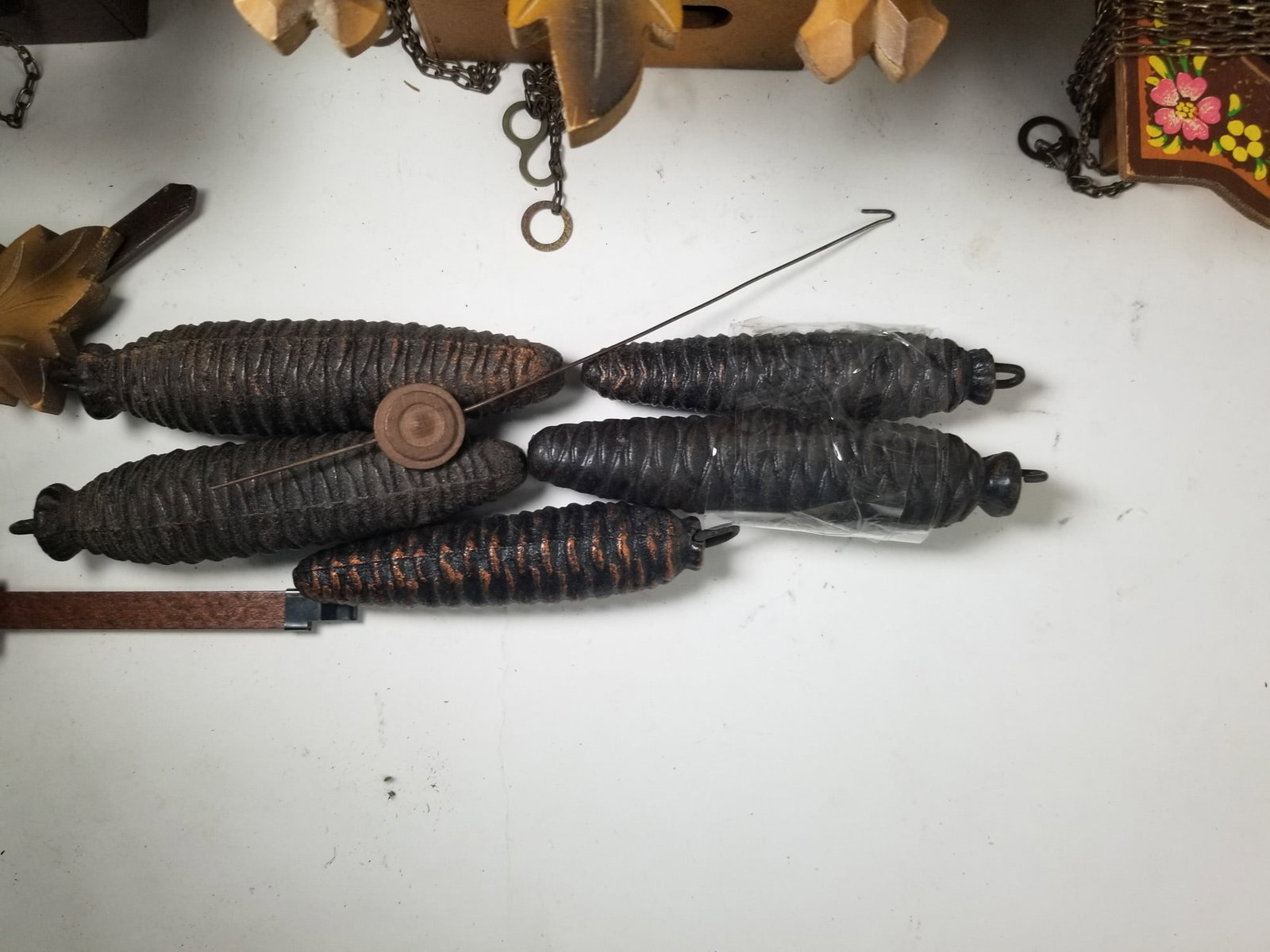 Three Vintage Small Cuckoo Clocks - 7