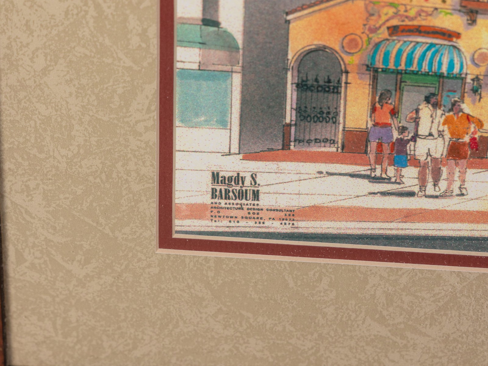 Pennsylvania Market Place by Magdy Barsoum Framed Print - 2