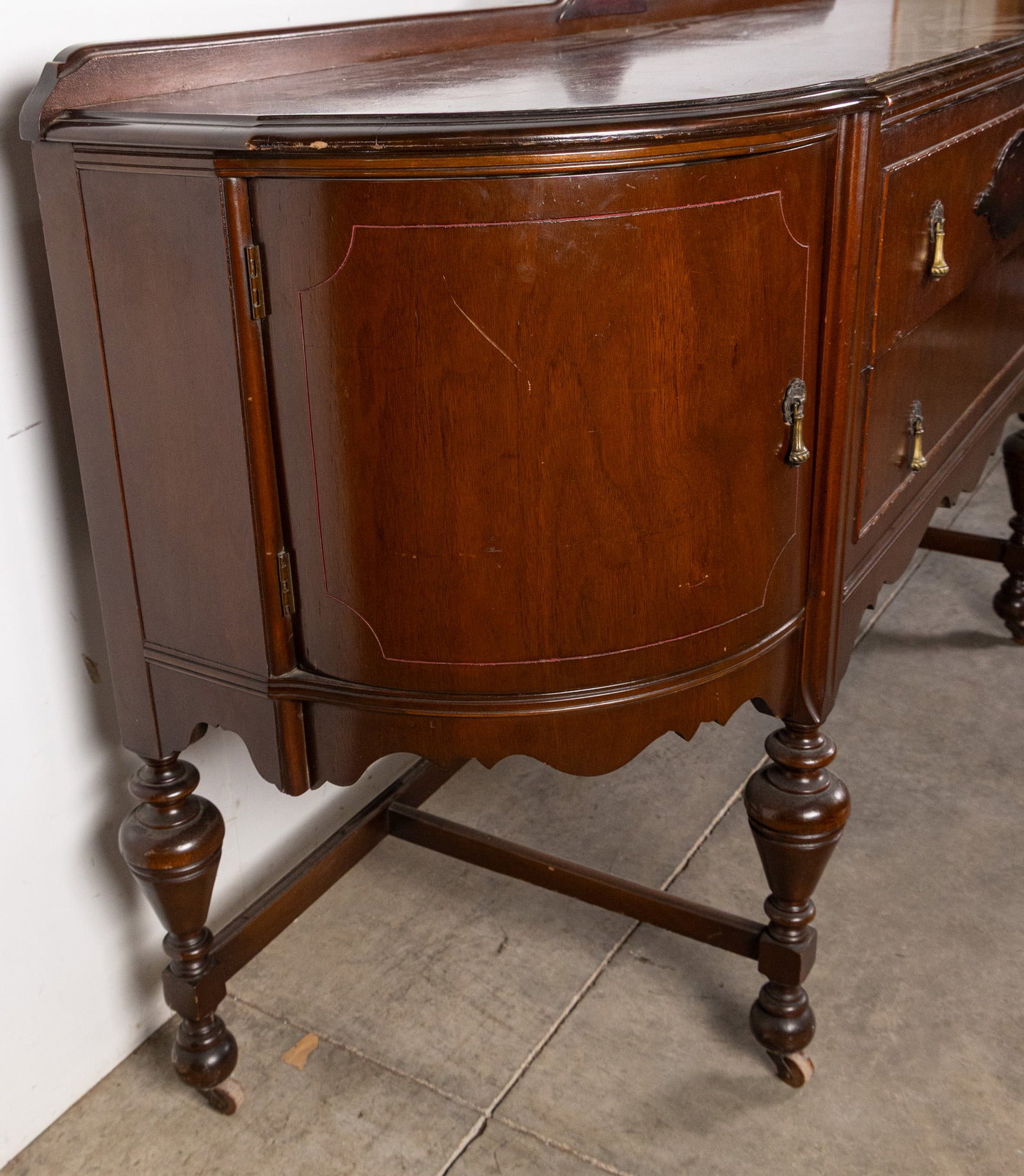Vintage Jacobean Style Sideboard - 3