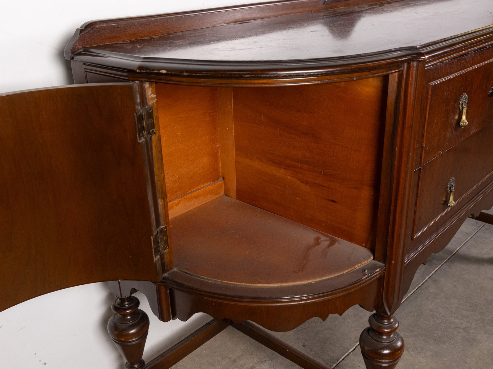 Vintage Jacobean Style Sideboard - 5