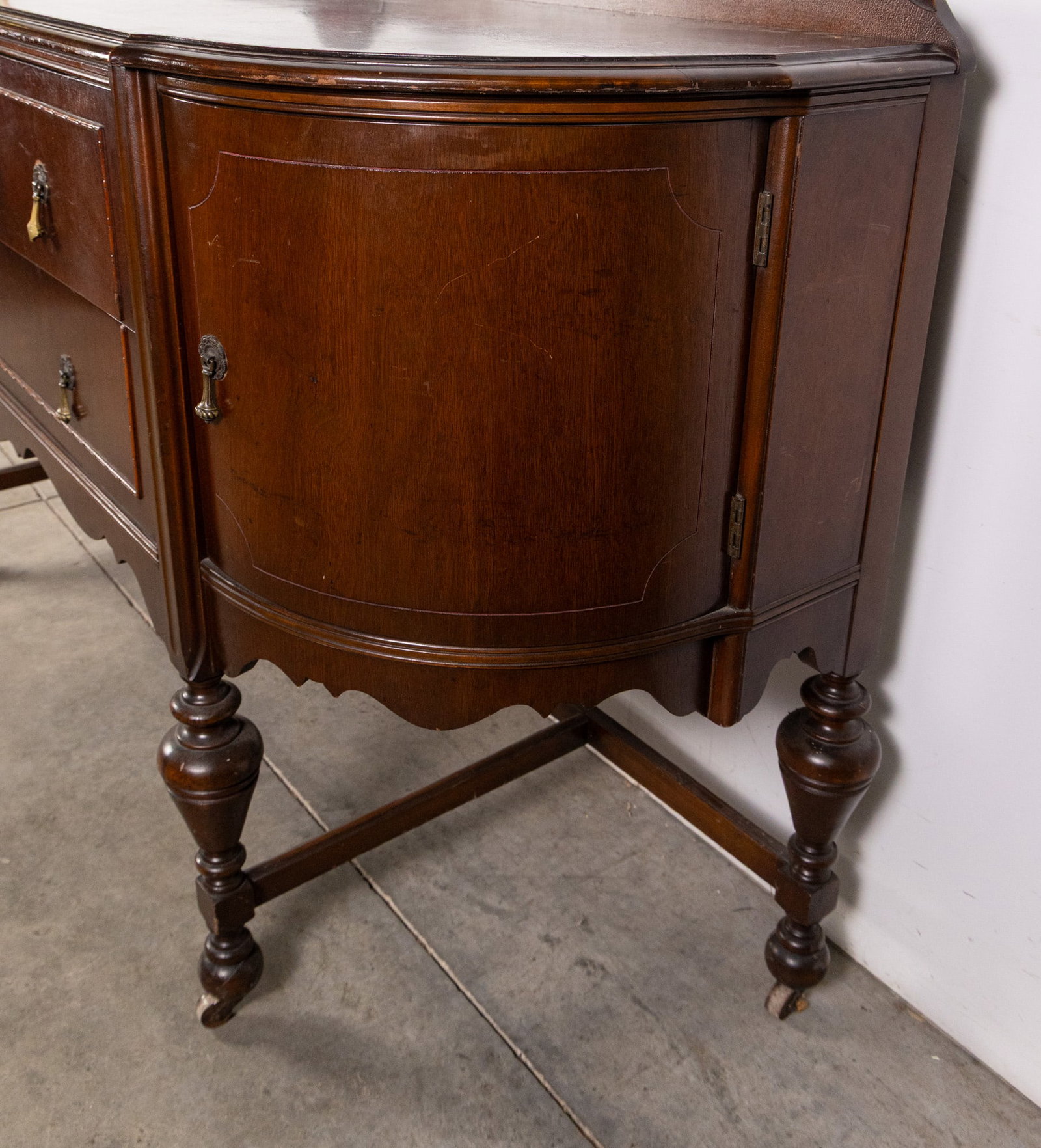 Vintage Jacobean Style Sideboard - 6
