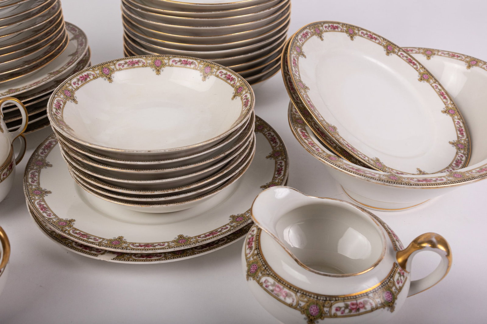 Limoges F.B. & Co. Porcelain Dish Set - 3
