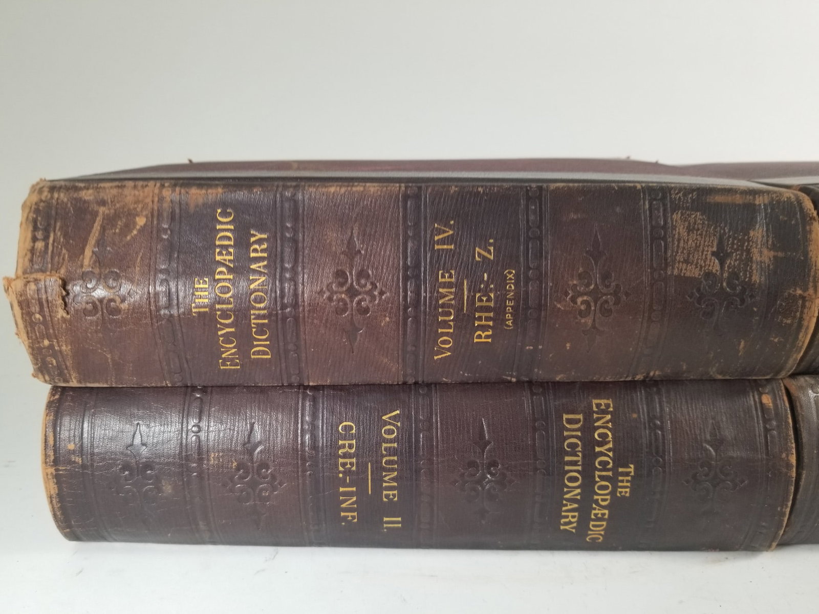 Four Volumes of 1896 Encyclopaedic Dictionary, Syndicate Publishing Co. - 3