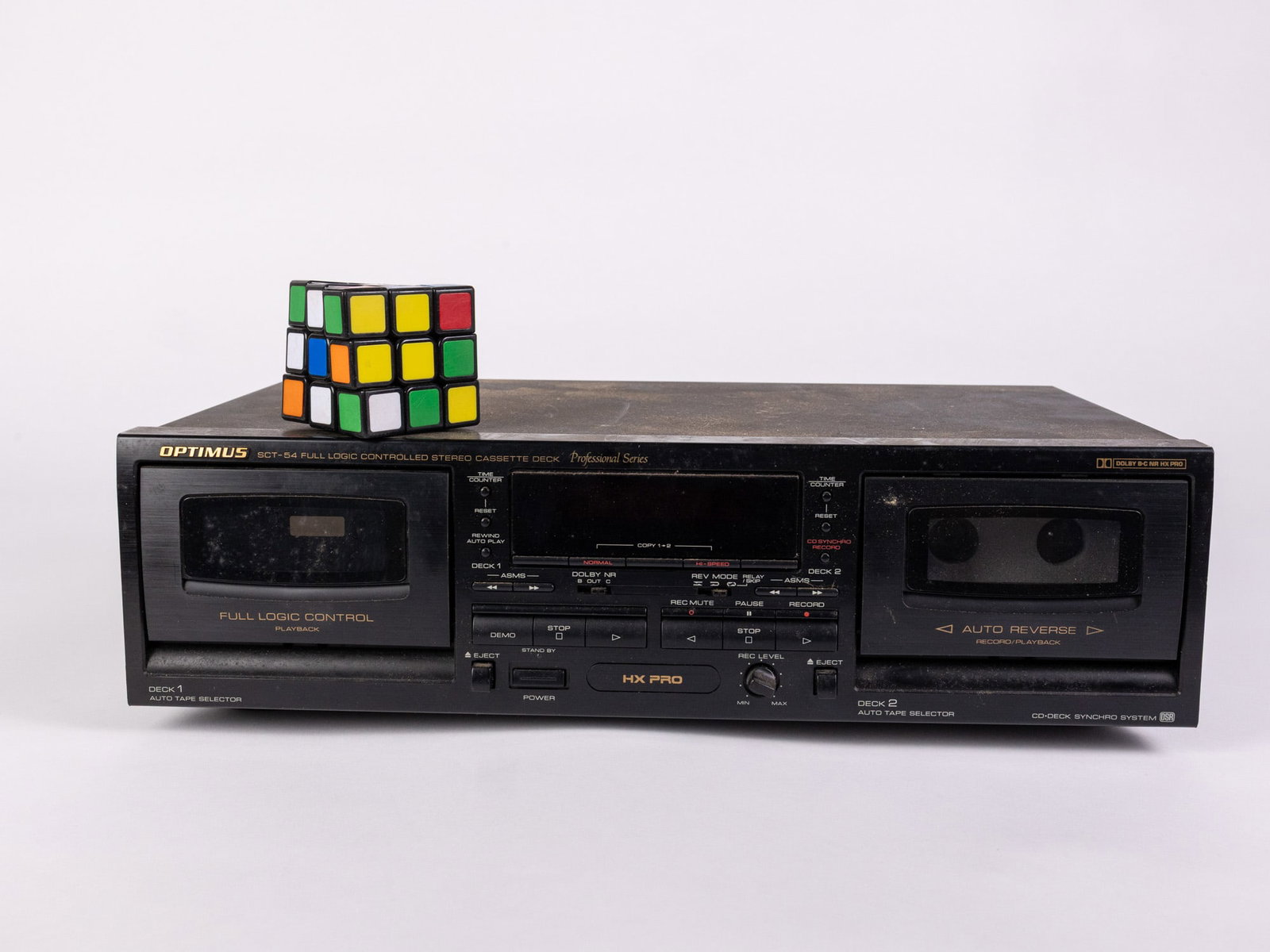 Optimus SCT-54 Stereo Cassette Deck Professional Series - 2
